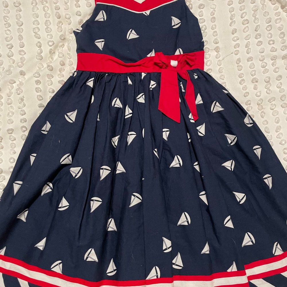 Jayne Copeland girls sailboat dress